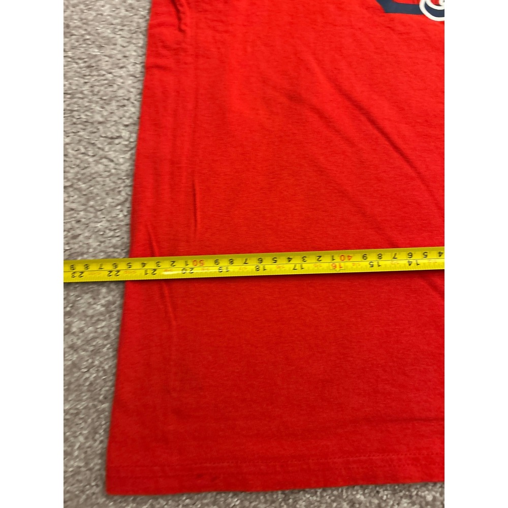 MLB Atlanta Braves T-Shirt Mens Large Red Excellent ATL Georgia Graphic Tee - Picture 5 of 6
